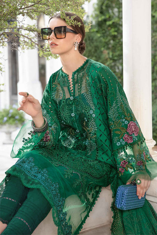 The Bottle Green | Embroidered Eid Collection