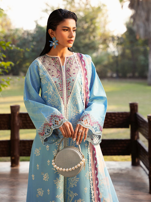 The Light Blue | Embroidered Eid Collection