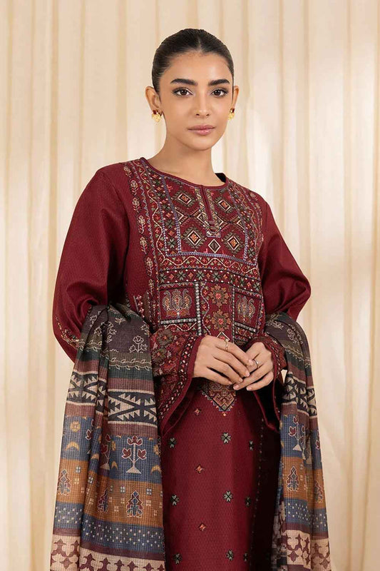 3 Piece Unstiched Embroidery Dhanak