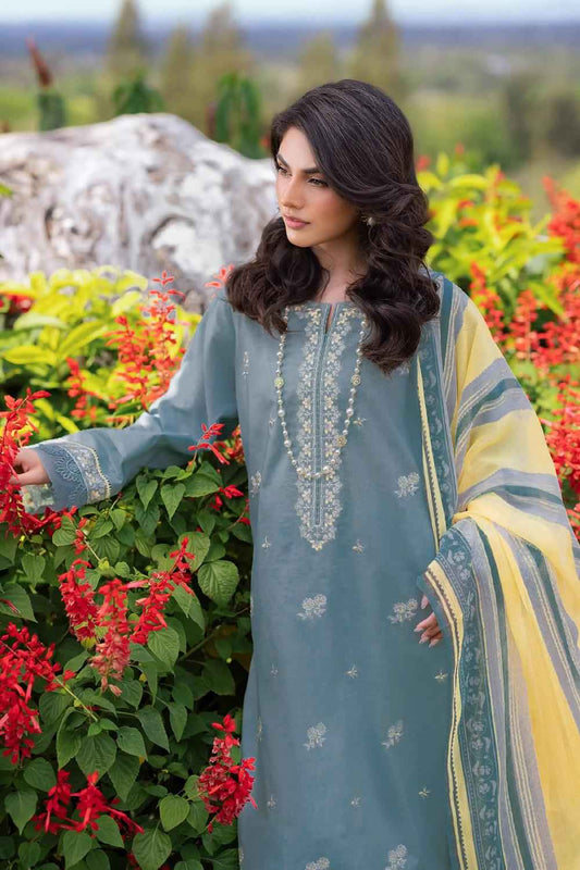 3 Piece Unstiched Embroidery Dhanak