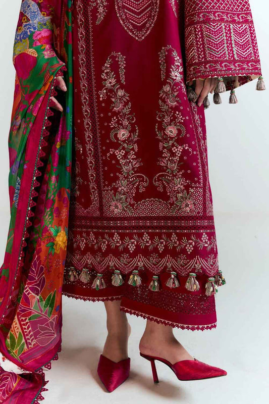 3 Piece Unstiched Embroidery Dhanak