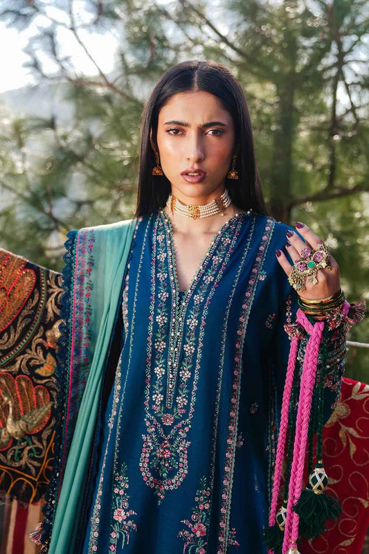 3 Piece Unstiched Embroidery Dhanak