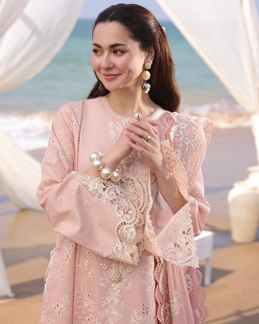 The Light Peach | Embroidered Eid Collection