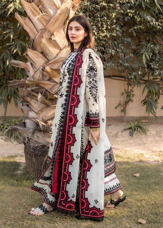 3 Piece Unstiched Embroidery Dhanak