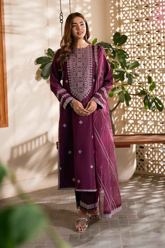 3 Piece Unstiched Embroidery Dhanak