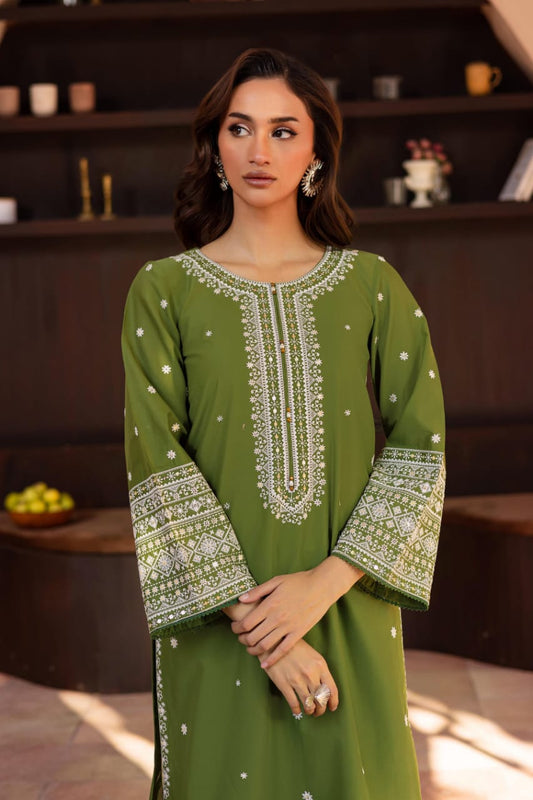 2 Piece Unstiched Embroidery Dhanak