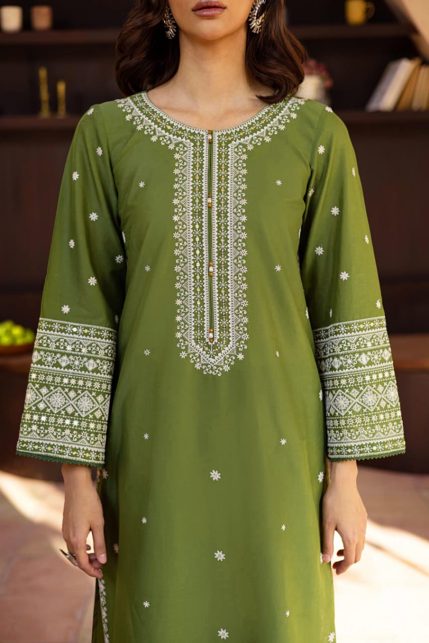 2 Piece Unstiched Embroidery Dhanak