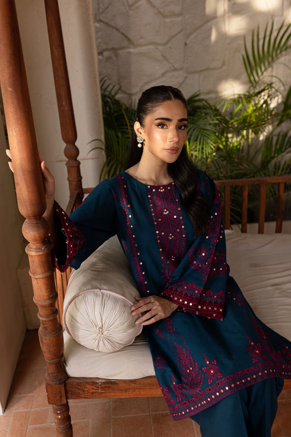 2 Piece Unstiched Embroidery Dhanak