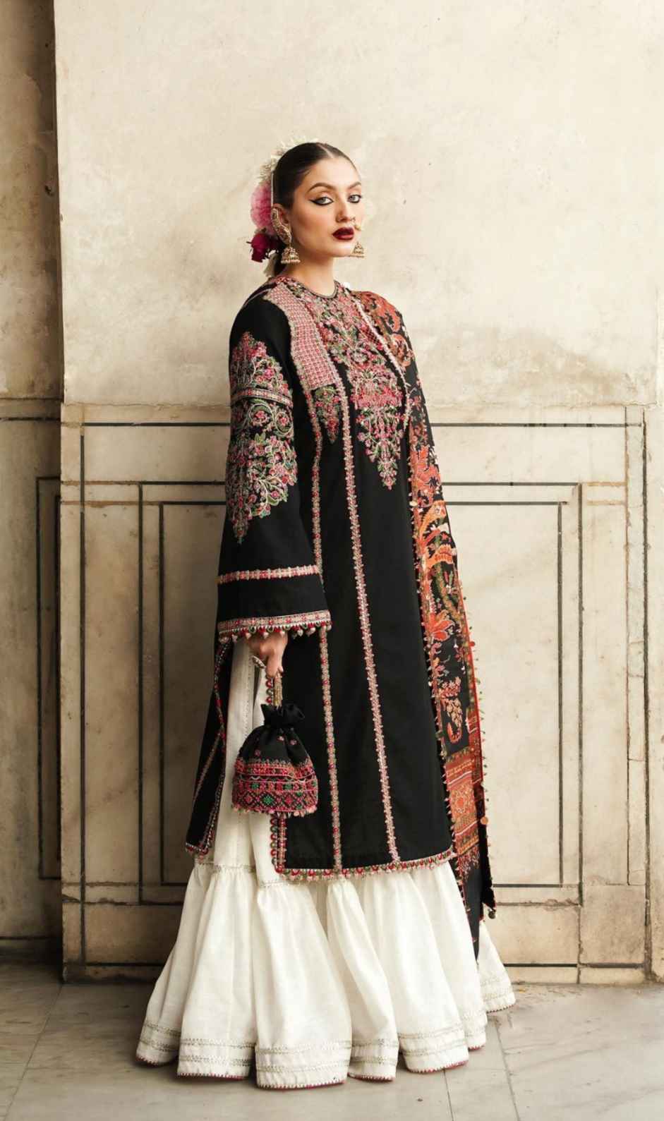 3 Piece Unstiched Embroidery Dhanak