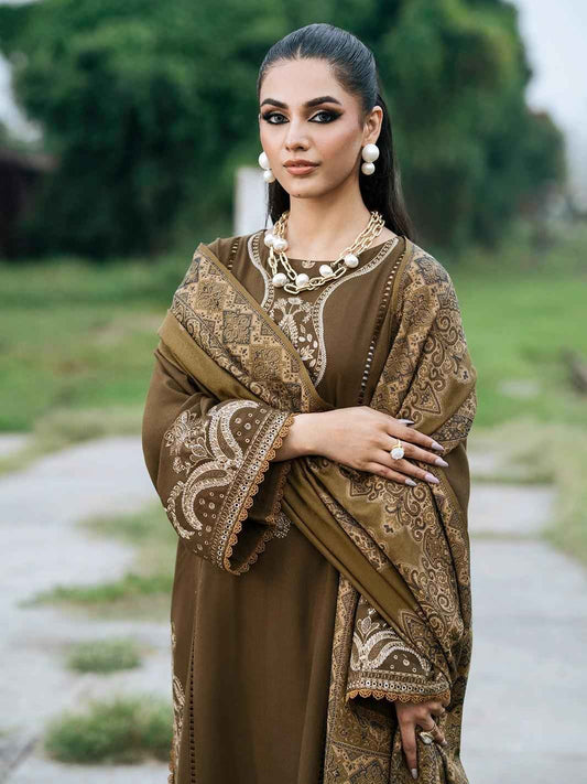 3 Piece Unstiched Embroidery Dhanak