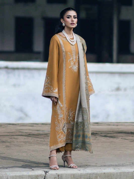 3 Piece Unstiched Embroidery Dhanak