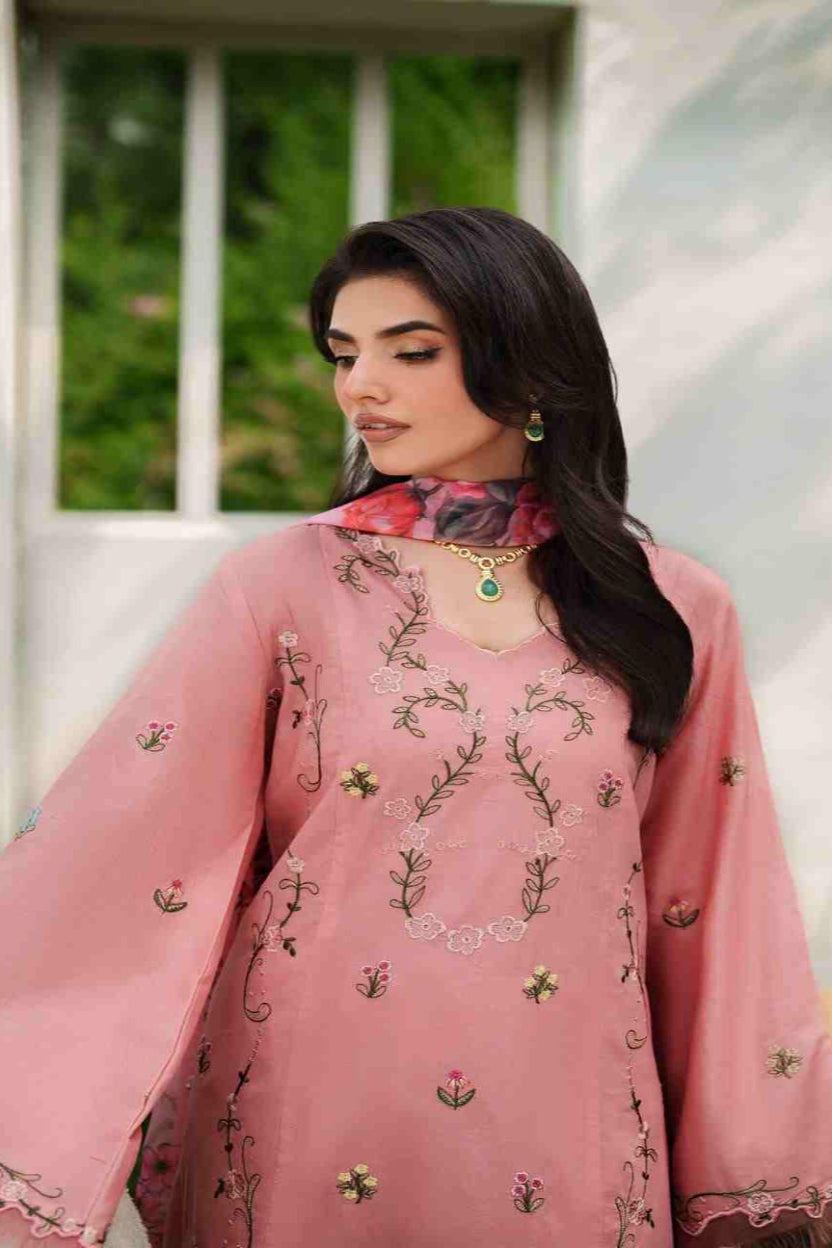 3 Piece Unstiched Embroidery Dhanak