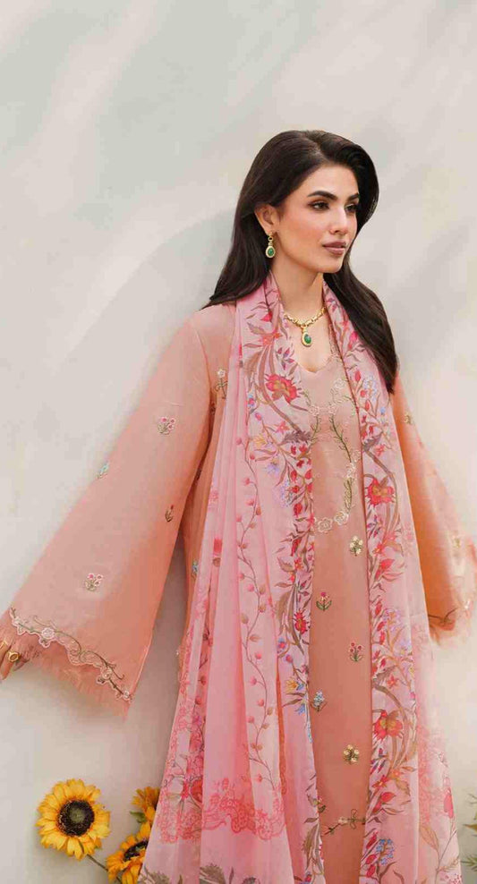 3 Piece Unstiched Embroidery Dhanak