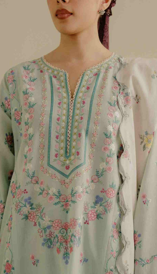 3 Piece Unstiched Embroidery Dhanak