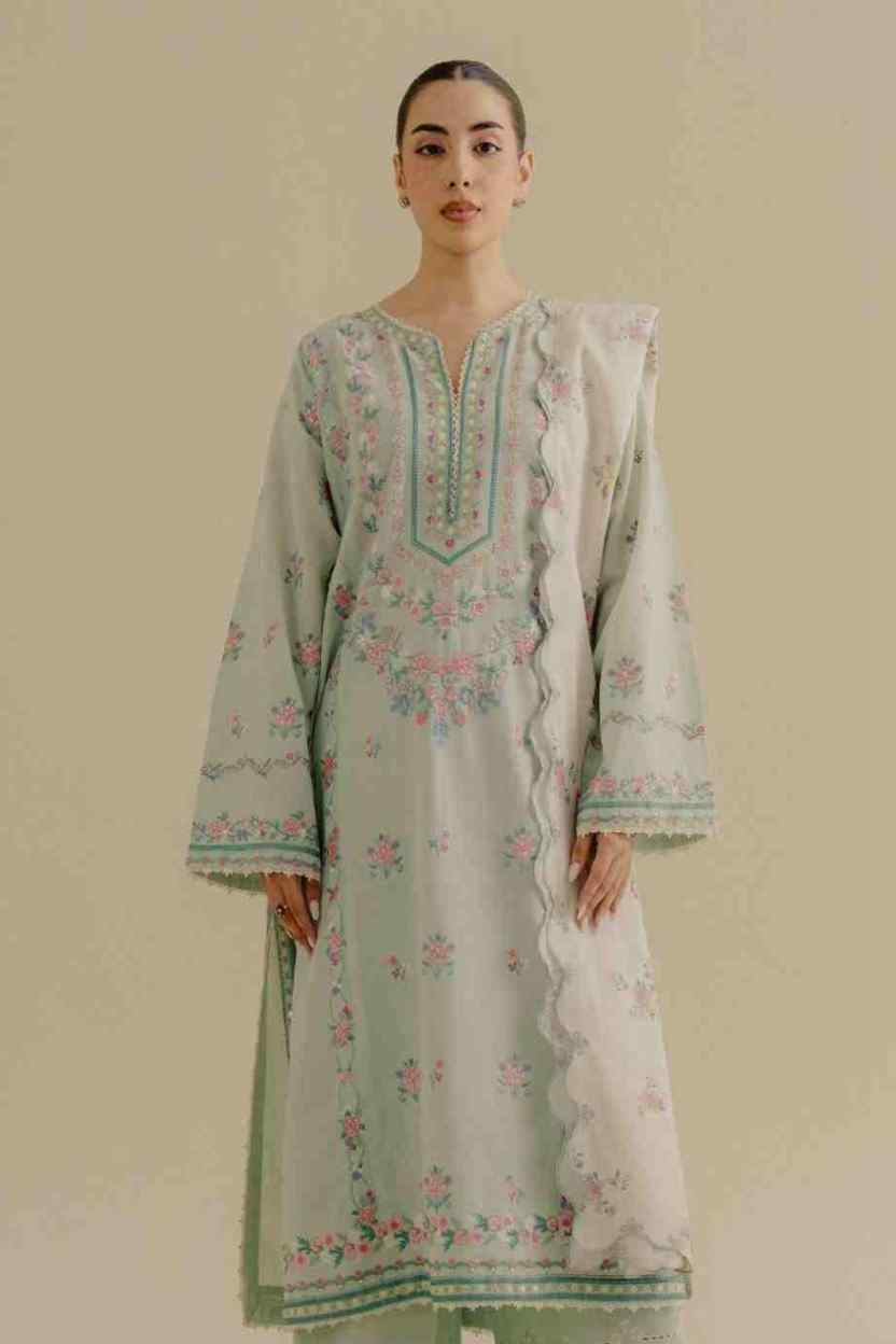 3 Piece Unstiched Embroidery Dhanak
