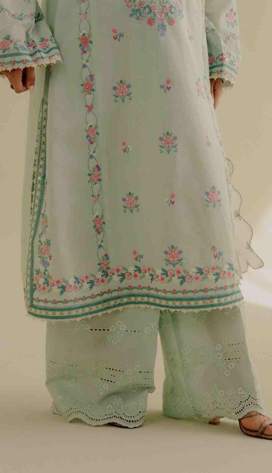 3 Piece Unstiched Embroidery Dhanak