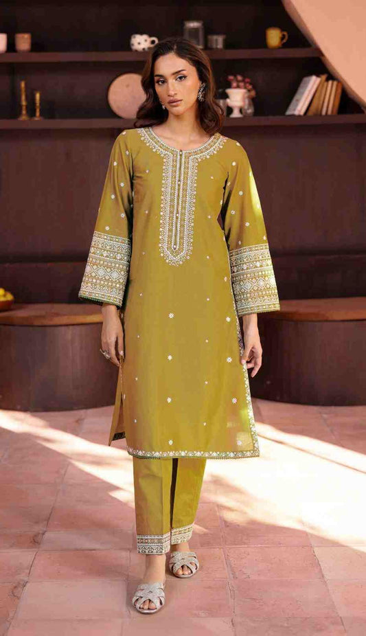 3 Piece Unstiched Embroidery Dhanak