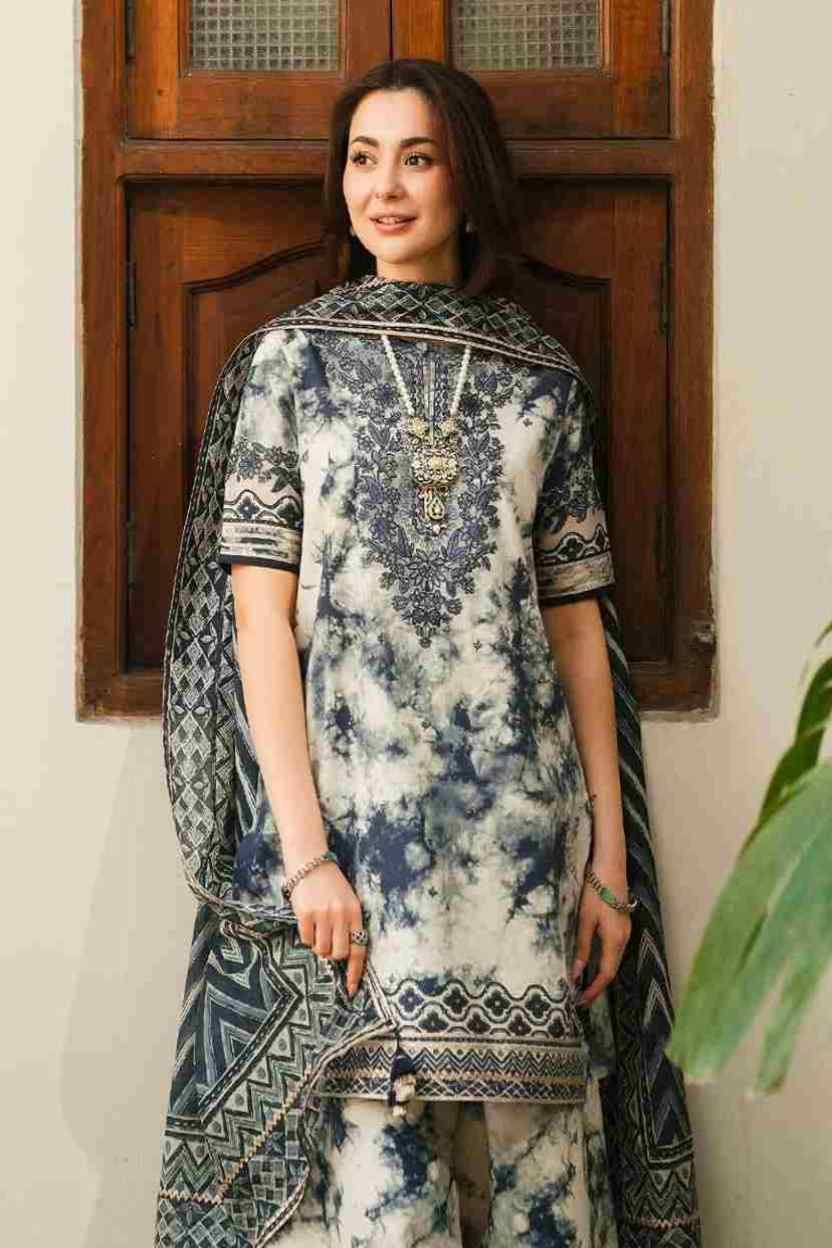 3 Piece Unstiched Embroidery Dhanak