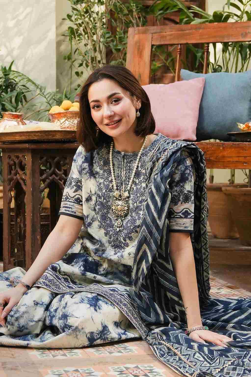 3 Piece Unstiched Embroidery Dhanak