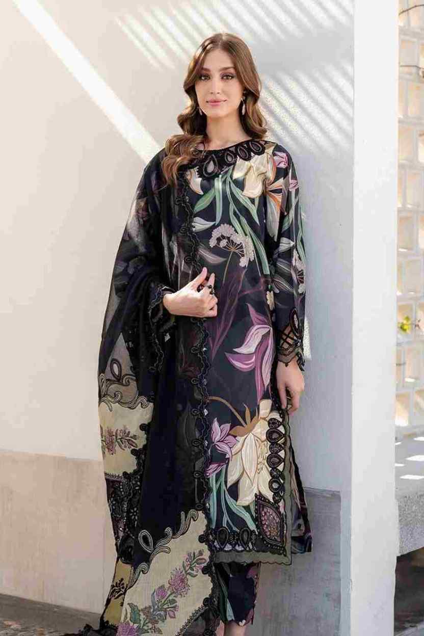 3 Piece Unstiched Embroidery Dhanak