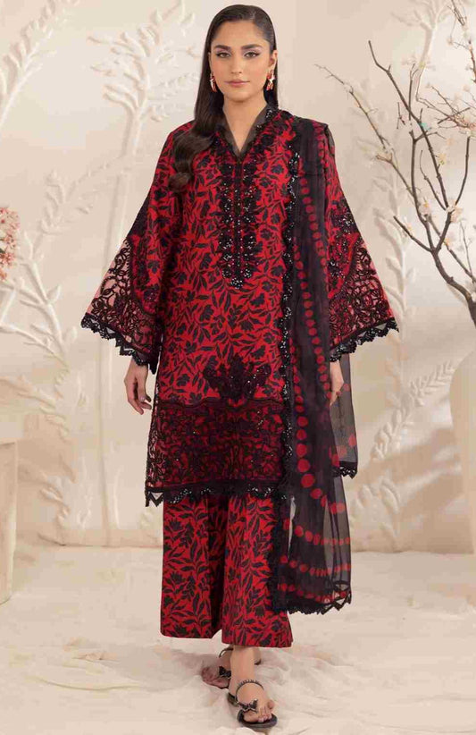 3 Piece Unstiched Embroidery Dhanak