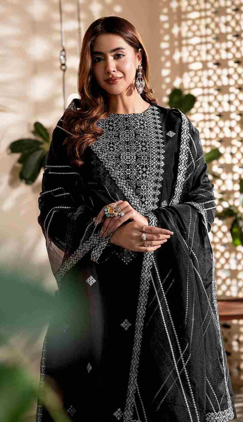 3 Piece Unstiched Embroidery Dhanak