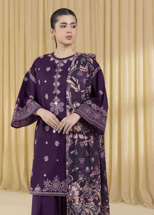 3 Piece Unstiched Embroidery Dhanak