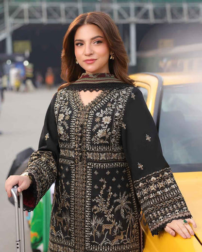 3 Piece Unstiched Embroidery Dhanak