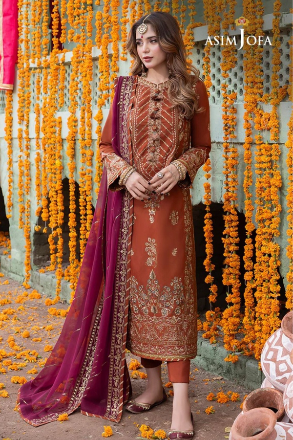 DHANAK | Unstitch | 3PC | SI - F - 07
