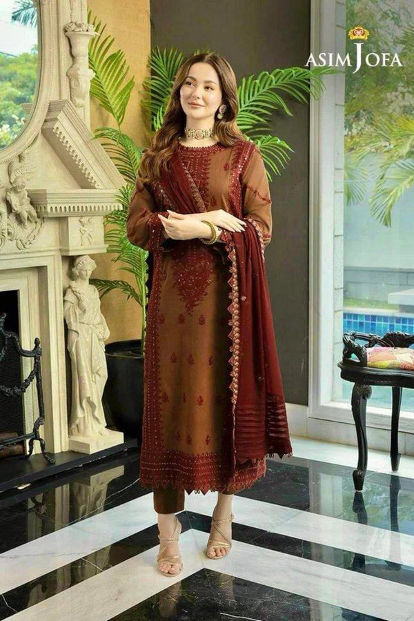 DHANAK | Unstitch | 3PC | SI - F - 08