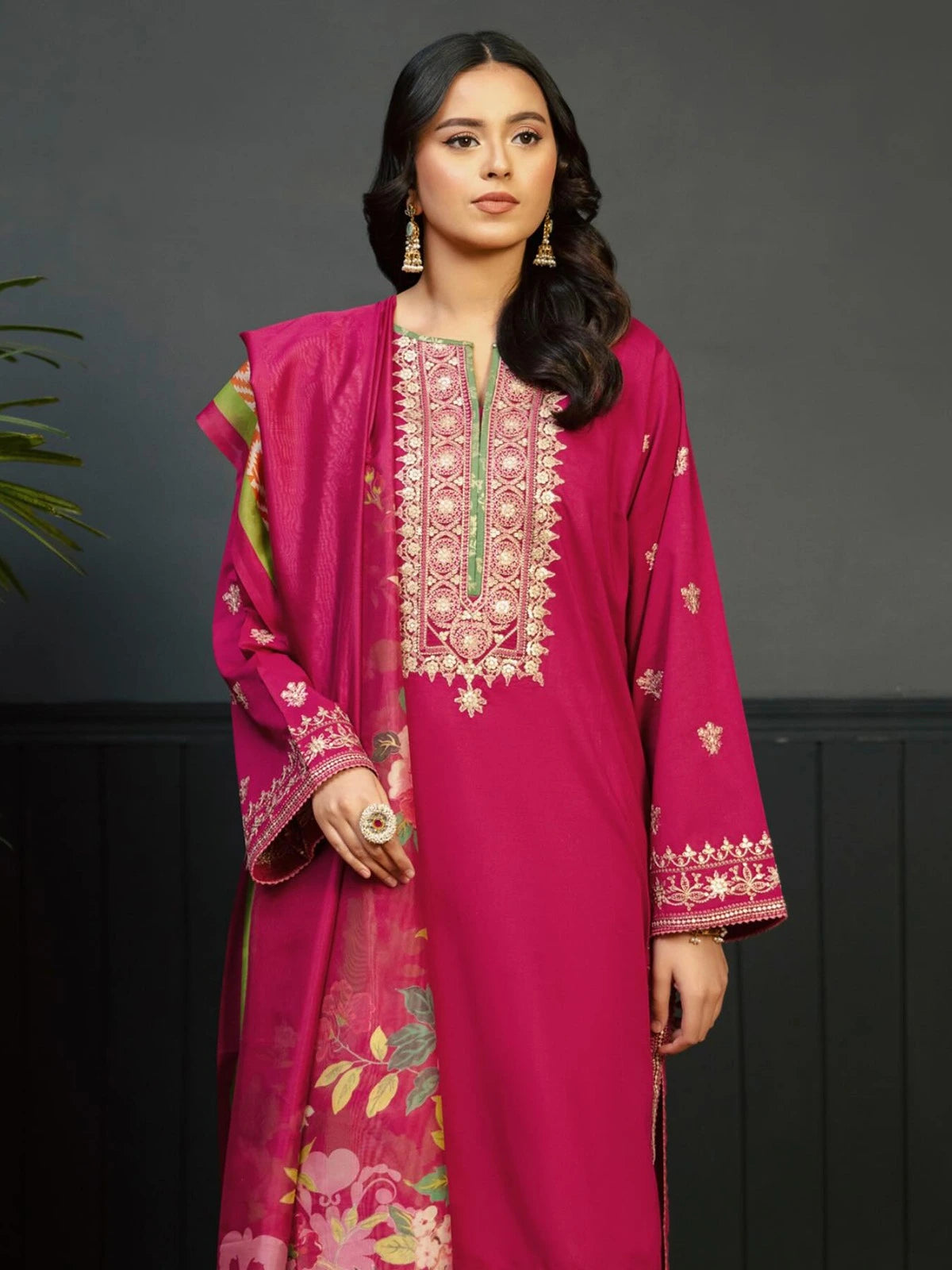 Dhanak Dress Design for Women | Embroidered Design