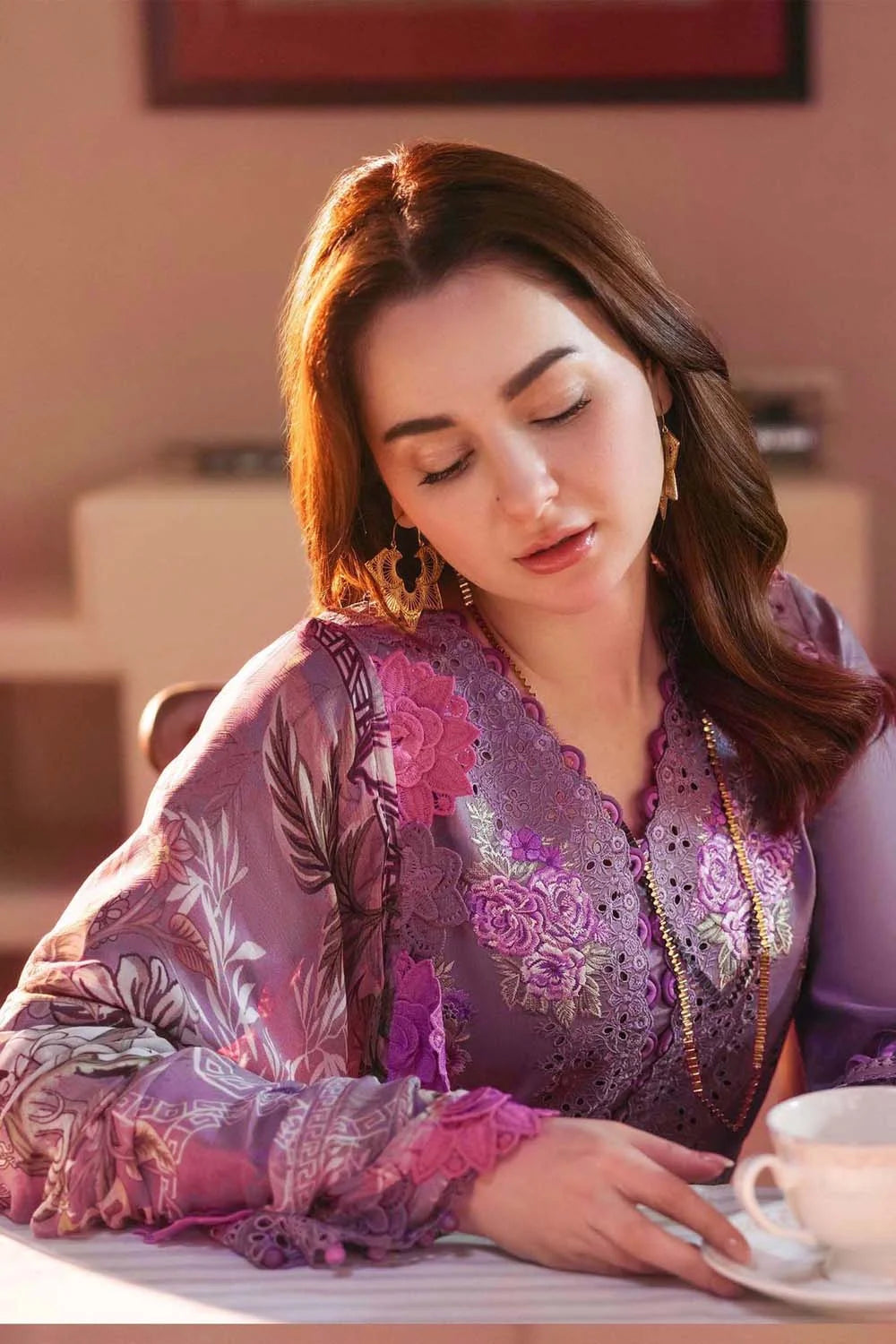 Latest Dhanak Dress Design for Women Winter Collection