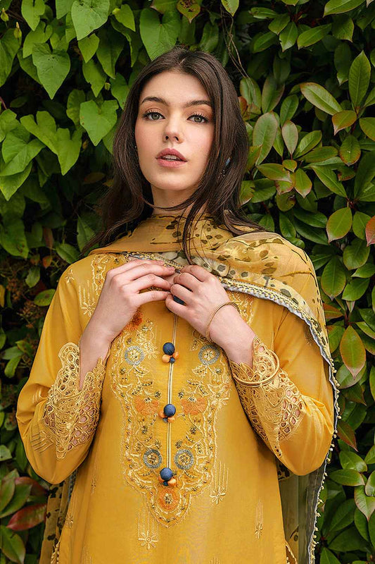 3 Piece Unstiched Embroidery Dhanak