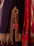 3-Piece Traditional Luxury Embroidered Outfit with Embridered Sleves and Trouser