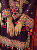 3-Piece Traditional Luxury Embroidered Outfit with Embridered Sleves and Trouser