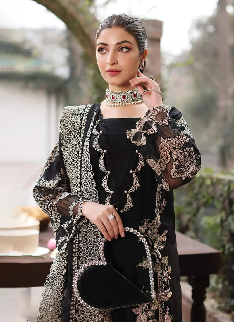 Trending Luxury Dress Design for Women Summer Collection with Premium Lawn Fabric and Beautiful Embroidery Pattern