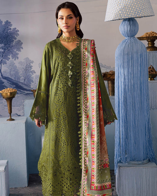 The Bottle Green | Embroidered Eid Collection