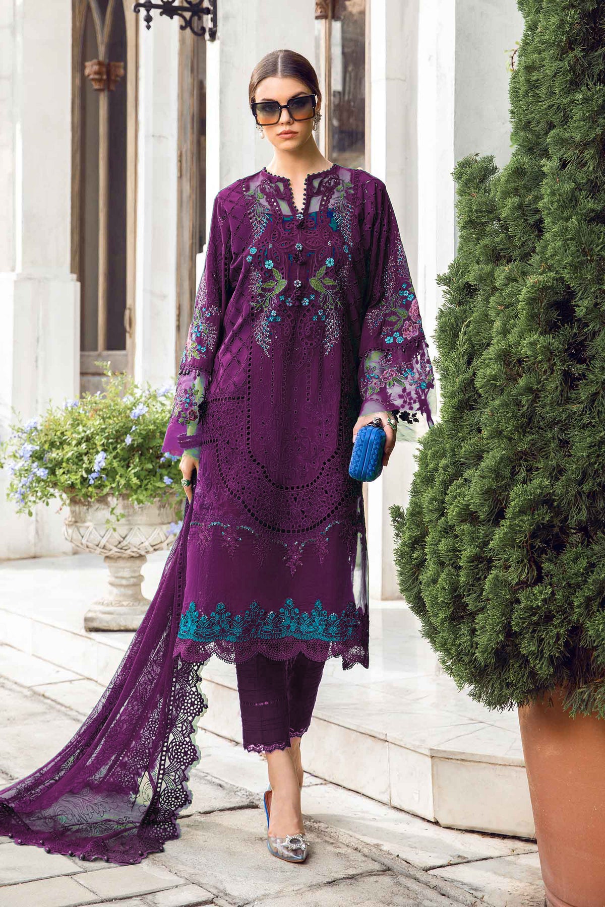 The Magenta | Embroidered Eid Collection