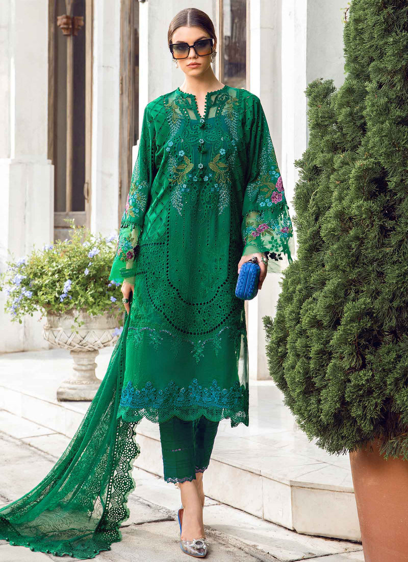 The Bottle Green | Embroidered Eid Collection