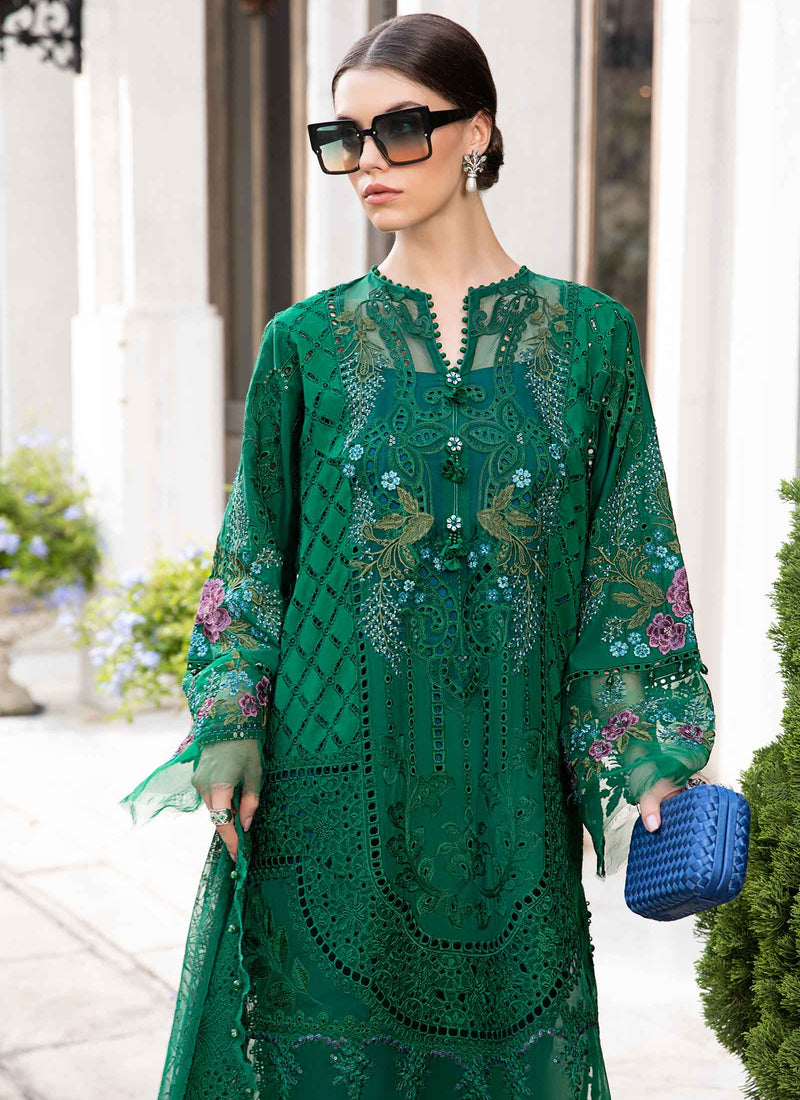 The Bottle Green | Embroidered Eid Collection