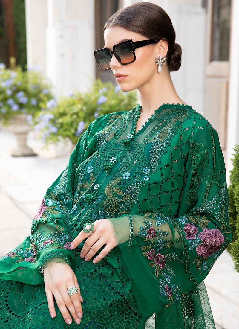 The Bottle Green | Embroidered Eid Collection