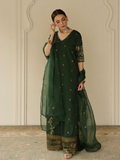 The Bottle Green | Embroidered Eid Collection