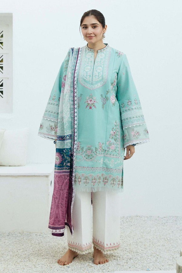3 Piece Unstiched Embroidery Dhanak