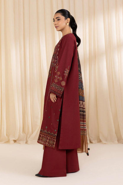 3 Piece Unstiched Embroidery Dhanak