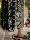 3-Piece Embroidered Lawn Dress with Premium Khadi Net Dupatta