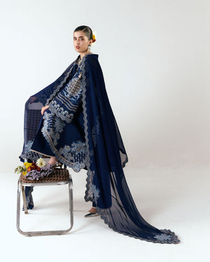 Embroidered Dhanak Shirt