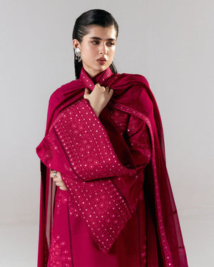 Embroidered Dhanak Shirt