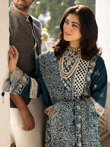 Premium Traditional Lawn embroidered Dress for Women Summer Clothing in Pakistan