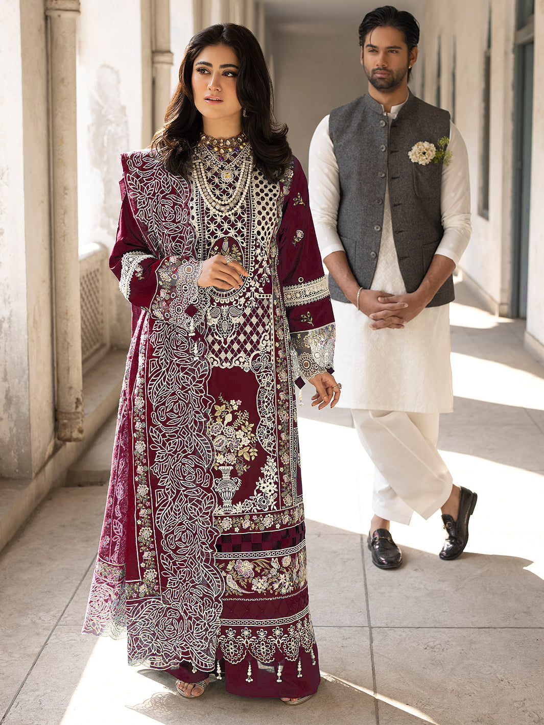 3-Piece Traditional Embroidery Dress with Premium Quality Lawn | Summer Specials