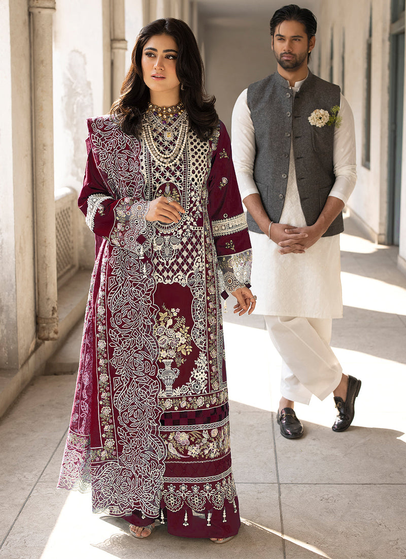 3-Piece Traditional Embroidery Dress with Premium Quality Lawn | Summer Specials